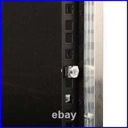 12U 19'' Open Frame Server Rack Network Enclosure Sound Rack Cabinet with Casters