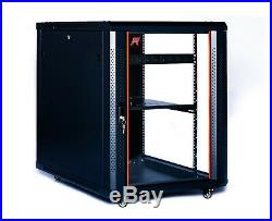 12U 35 Deep Server Cabinet Wall/Floor Rack Enclosure/Free Shipping&Accessories