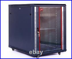 12U 35 Deep Server Rack Case Data It Network Enclosure Computer AV Cabinet
