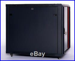 12U 35 Depth Server Rack Cabinet Enclosure For Server Equipment