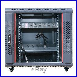 12U 35 Depth Server Rack Enclosure Cabinet