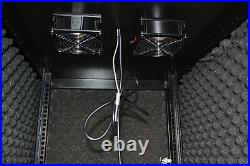12U 35 Inch Depth Silent Sound-proof Server Rack Network IT Cabinet Enclosure
