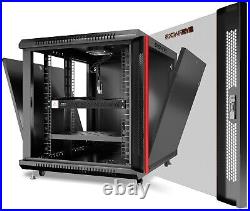 12U 35 SERVER RACK CABINET ENCLOSURE (24w x35d x25h)