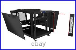 12U 35 SERVER RACK CABINET ENCLOSURE (24w x35d x25h)