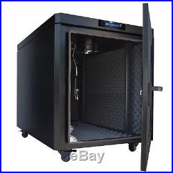12U 35 Sound proof Network IT Server Cabinet Enclosure Rack Accessories FREE