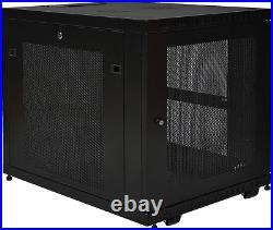 12U Rack Enclosure Server Cabinet, Mid Depth, 32.5 Deep, 5 Year Warranty SR12U