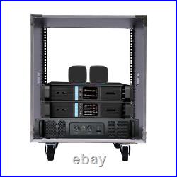 12U Rolling Network Server Data Cabinet Enclosure Rack Built-in Handles 12U Rolling Network Server Data Cabinet Enclosure Rack Built-in Handles