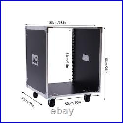 12U Rolling Network Server Data Cabinet Enclosure Rack Built-in Handles 12U Rolling Network Server Data Cabinet Enclosure Rack Built-in Handles