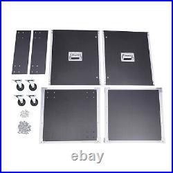 12U Rolling Network Server Data Cabinet Enclosure Rack Built-in Handles 12U Rolling Network Server Data Cabinet Enclosure Rack Built-in Handles