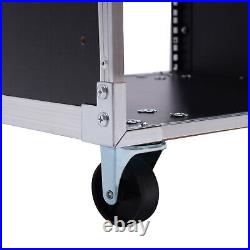 12U Rolling Network Server Data Cabinet Enclosure Rack with Built-in Handles NEW