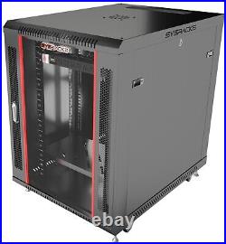 12U Server Rack Cabinet 35'' (900 mm) Depth Sysracks Enclosure Accessories