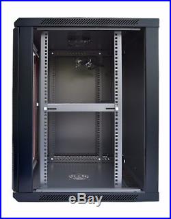 12U Server Rack Enclosure Cabinet 35 Deep Wall/Floor 19 IT Data Network Rack