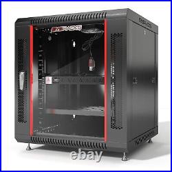 12U Sysracks Wall Mount IT Data Network Server Rack Cabinet Enclosure 18 Depth