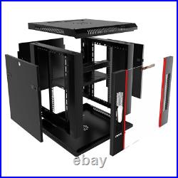 12U Sysracks Wall Mount IT Data Network Server Rack Cabinet Enclosure 18 Depth