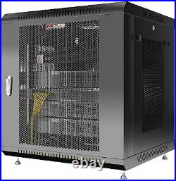 12U Sysracks Wall Mount IT Data Network Server Rack Cabinet Enclosure 24 Depth