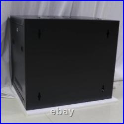 12U Wall Mount Network Server Cabinet Enclosure Rack with Cooling Fan Office NEW