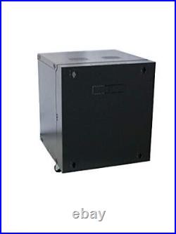 12U Wall Mount Network Server Cabinet Rack Enclosure Glass Door Lock 600mm