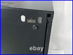 12U Wall Mount Network Server Cabinet Rack Enclosure Glass Door Lock 600mm