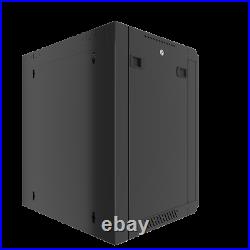 12U Wall Mount Server Rack Network Cabinet Locking Enclosure for Av Data Cabinet