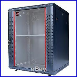 15U 24 Deep Server Rack Enclosure Cabinet Best Wall/Floor Server Rack