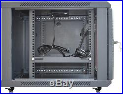15U 35 Deep IT Wall/Floor Standing Server Rack Cabinet Enclosure