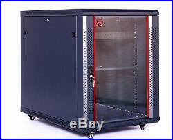 15U 35 Deep Server Rack Case Data It Network Enclosure Computer AV Cabinet