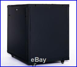 15U Rack Cabinet 35'' Deep Server Enclosure/Free Accessories & Shipping