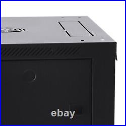 15U Server Cabinet Rack Enclosure Wall Mount Cabinet With Glass Door Electriduct