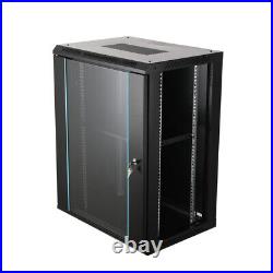15U Server Rack Wall Mount Cabinet Locking Networking Data Enclosure Door Lock 15U Server Rack Wall Mount Cabinet Locking Networking Data Enclosure Door Lock