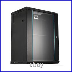 15U Server Rack Wall Mount Cabinet Locking Networking Data Enclosure Door Lock 15U Server Rack Wall Mount Cabinet Locking Networking Data Enclosure Door Lock