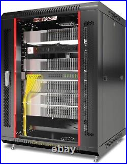 15U Sysracks Wall Mount IT Data Network Server Rack Cabinet Enclosure 24 Depth