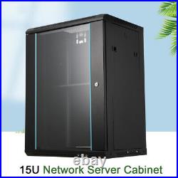 15U Wall Mount Network Server Cabinet Data Enclosure Server Rack Cabinet Box 15U Wall Mount Network Server Cabinet Data Enclosure Server Rack Cabinet Box