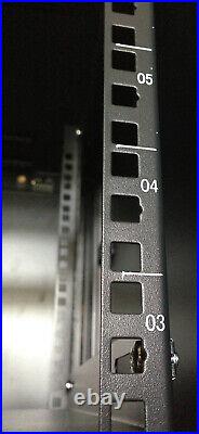 15U Wall Mount Server Rack Network Cabinet Locking Av Data Enclosure VENTED DOOR