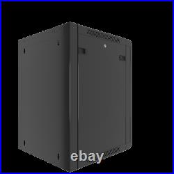 15U Wall Mount Server Rack Network Cabinet Locking Enclosure for Av Data Cabinet