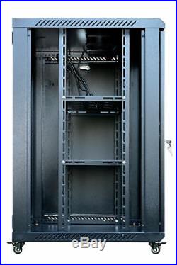18U 18 Deep Server IT Lockable Network Data Rack Cabinet Enclosure Sysracks