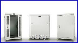 18U 35 Deep Server Rack Cabinet GRAY IT Enclosure/Free Shipping & Accessories