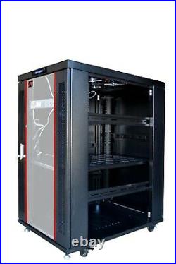 18U 39 IT Data Network Cabinet Server Rack Enclosure Accessories over $150