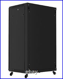 18U 450mm Wall Mount Network IT Server Cabinet Enclosure Rack Equipped