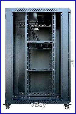 18U Rack 24 Inch Deep Server Cabinet Data Network Enclosure