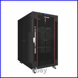 18U Server Rack Cabinet 35'' (900 mm) Depth Sysracks Enclosure Air Cooling