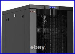 18U Server Rack IT Cabinet Data Network Rack Enclosure 39-Inch Deep Rack Stand