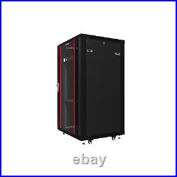18U Server Rack IT Network Cabinet Box Data Enclosure (24w x24d x35)