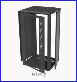19 24U Rack Wall Mounted, Single Section Enclosure Network Server Rack Cabinet