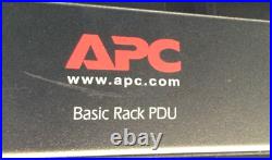19 Apc Ar3100 Ap7541 42u Black Rolling Server Rack Pdu Enclosure Cabinet Door