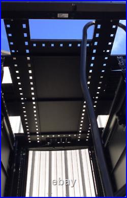 19 Apc Ar3100 Ap7541 42u Black Rolling Server Rack Pdu Enclosure Cabinet Door