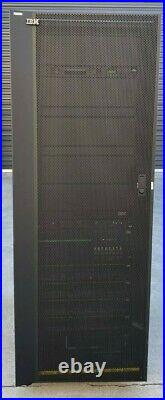 19 IBM 7014T00 7014-T00 74Y5784 ROLLING CABINET RACK ENCLOSURE With PDU