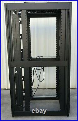 19 Inch Apc Ar3100 Ap7540 42u Rolling Cabinet Server Rack Enclosure