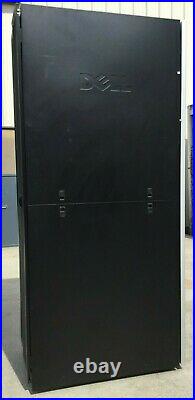 19 Inch Dell Poweredge 4820 48u Ps4816 Rolling Cabinet Server Rack Enclosure #3