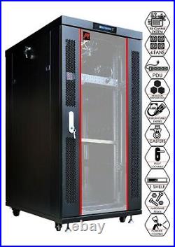22U 32 Deep Server IT Network Data Rack Cabinet Enclosure
