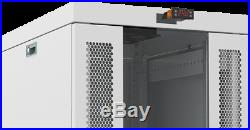 22U 35 Deep Server Rack Cabinet GRAY IT Enclosure/Free Shipping & Accessories